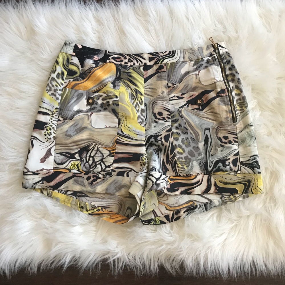 LEIFSDOTTIR silk high waist shorts
